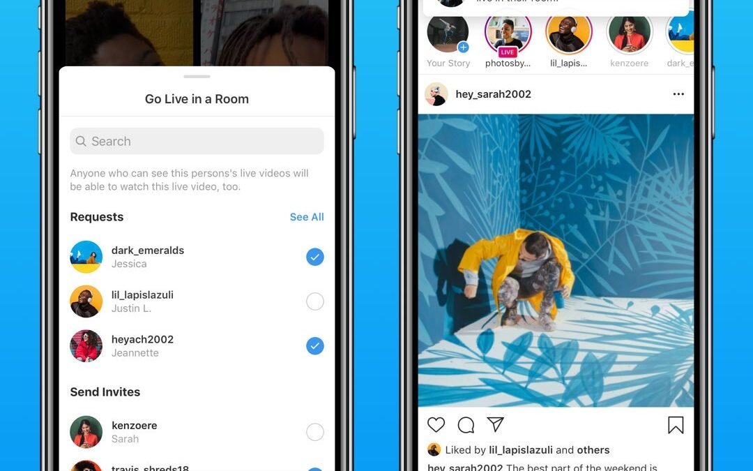 Instagram Live Now Hosts More People With ‘Rooms’