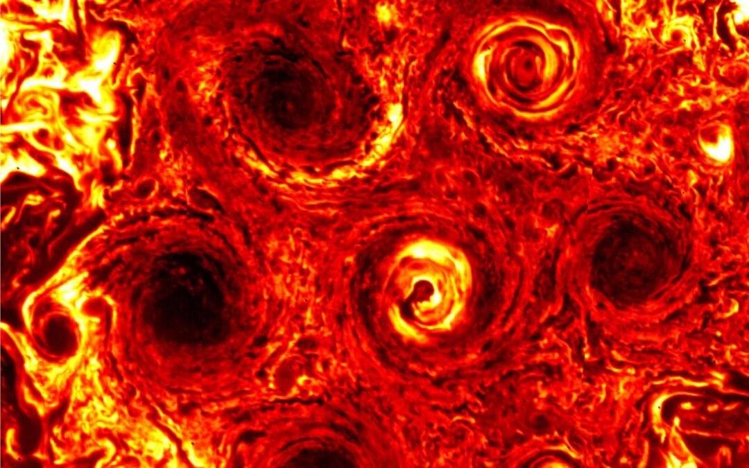 Earth’s Oceanography Helps Demystify Jupiter’s Flowing Cyclones