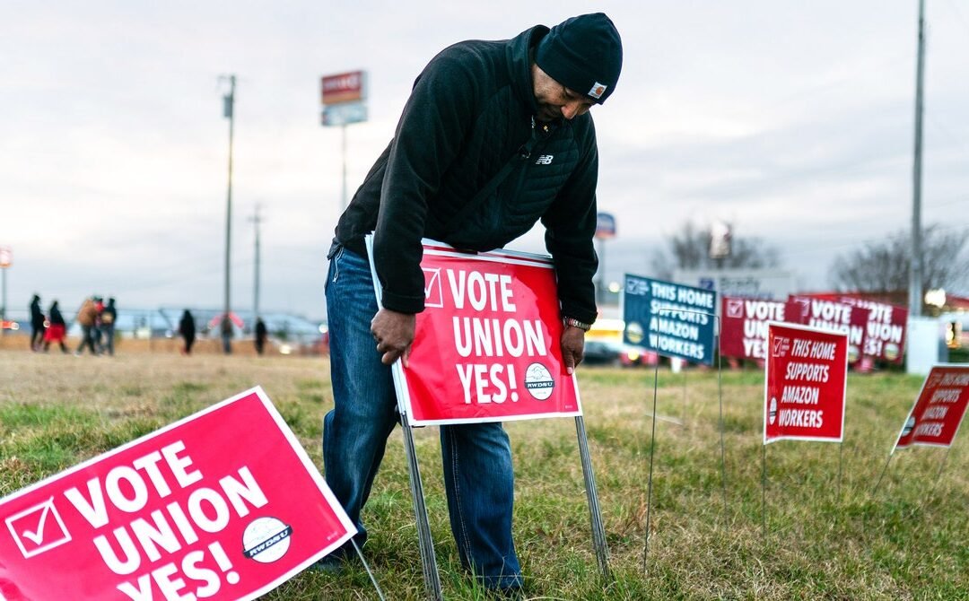 Amazon Union Election Stalls As Ballots Are Challenged